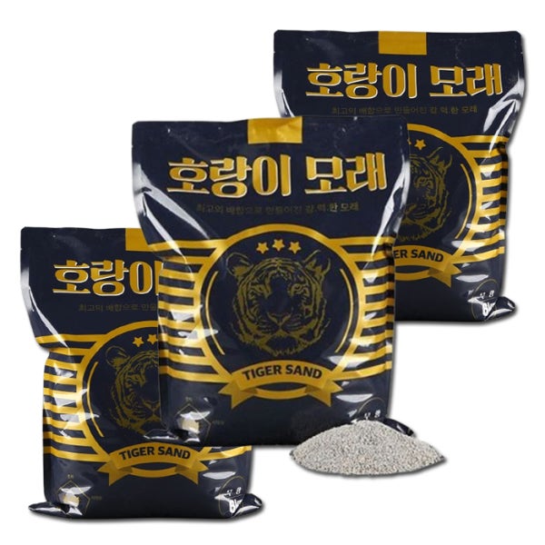 호랑이모래 벤토나이트 고양이모래