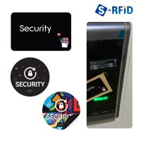 도어락 스티커 카드키 RF 태그 RFID 디지털 도어록 터치 13.56Mhz 라벨 스티커 태그