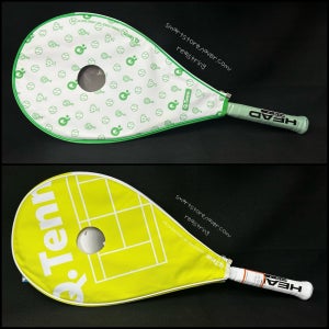 Q Tenn 큐텐 헤드 케이스 테니스라켓 스윙커버 미드플러스