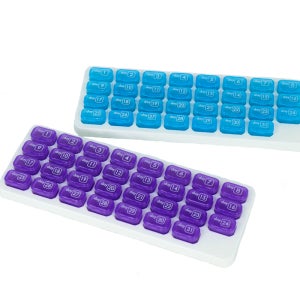 한달 약통 요일별 약통 31일 약통 영양제 보관함 케이스(색상 랜덤발송)