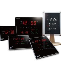페니투스 국내 제작 디지털 LED 인테리어 전자 자동 FM시보 전파 수신 시간보정 벽시계