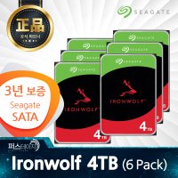 Seagate Ironwolf 4TB ST4000VN006 (6 Pack) 3년 보증