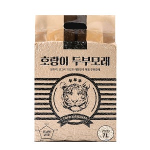 호랑이모래 두부 고양이모래 오리지널, 7L, 1개