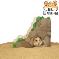 햄스터 용품 스윗 슈가 바위 은신처 계단 사막 에디션 Sweet Sugar 집 인테리어