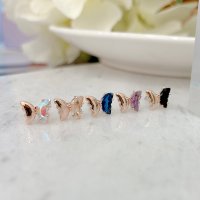 14k피어싱 [바두께1.2mm]나비 금침 골드핀피어싱 금