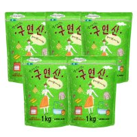 애경 엄마의선택 구연산 가루세정제 1kg x5개