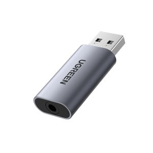 유그린 외장형 USB to 4극 사운드카드 어댑터, CM383