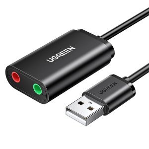 유그린 외장형 USB 사운드카드 어댑터, US205