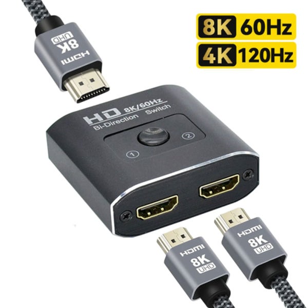 HDMI 2.1 선택기 셀렉터 스위치 4K 120hz 양방향 1