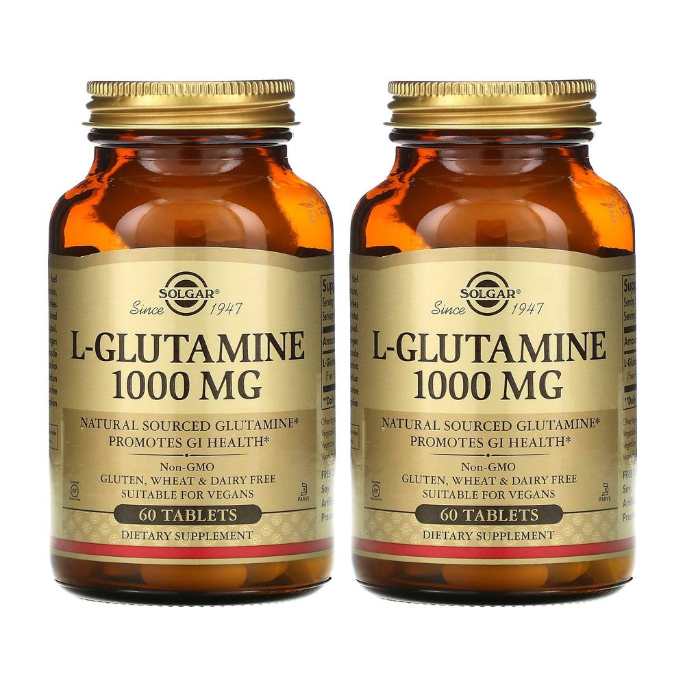 솔가 <b>글루타민</b> <b>L</b> <b>1000mg</b> 비건 60정 [2개]