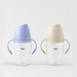 티지엠 트라이탄 쌀알 빨대컵 240ml 1+1 역류방지 아기 유아 물컵