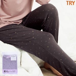 트라이 여성 잠옷 파자마바지 홈웨어 라운지웨어 파자마파티 가을 겨울 이지웨어 9부