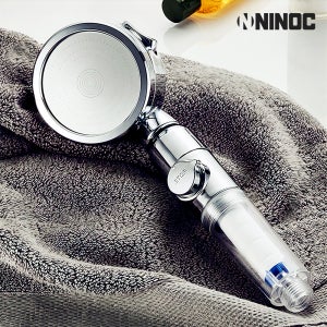 샤워기 헤드 필터 샤워기 녹물제거 온오프 교체방법 수압조절 화장실 변기 청소건