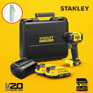 스탠리 20V MAX 브러쉬리스 임팩드라이버 풀세트 (배터리2개) SBI810D2K