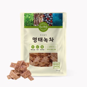 후코홀릭 강아지간식 명태녹차 100g