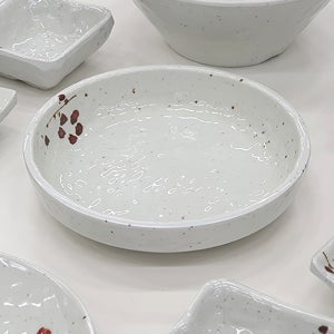 돌산 M살구 한식 멜라민 반찬 식당 업소용 튼튼한 식기 신한식구프 3.5호