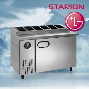 업소용 LG스타리온 토핑 김밥냉장고 테이블 반찬 1200 1/3밧드 일반형 G12EIEVG