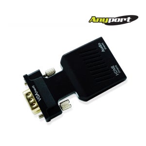 ANYPORT VGA to HDMI 컨버터 오디오 지원 AP-VGAHDMI