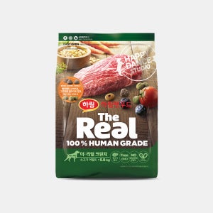 (대용량) 더리얼 오리지널 크런치 소고기 어덜트 (5.8kg) 슈퍼푸드