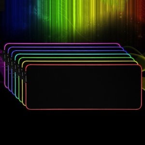 800 감성 LED 색변환 LED 게이밍 패브릭 장매트