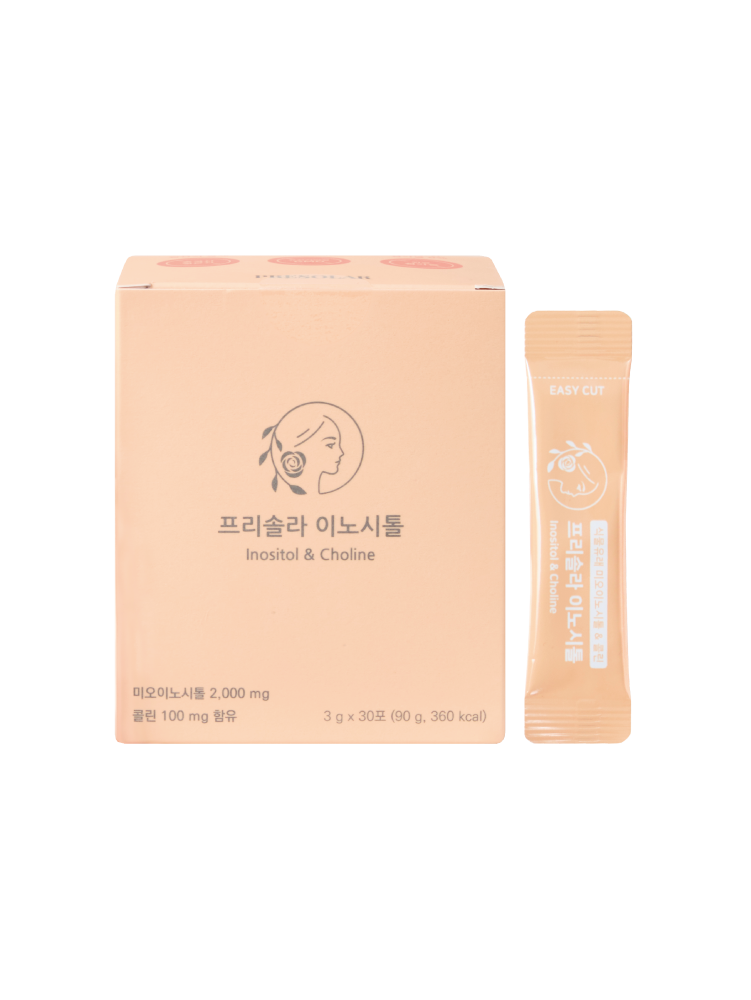 <b>프리솔라</b> 콜린 이노시톨 미오이노시톨 비타민D 엽산 <b>임신</b>준비 유기농 이눌린