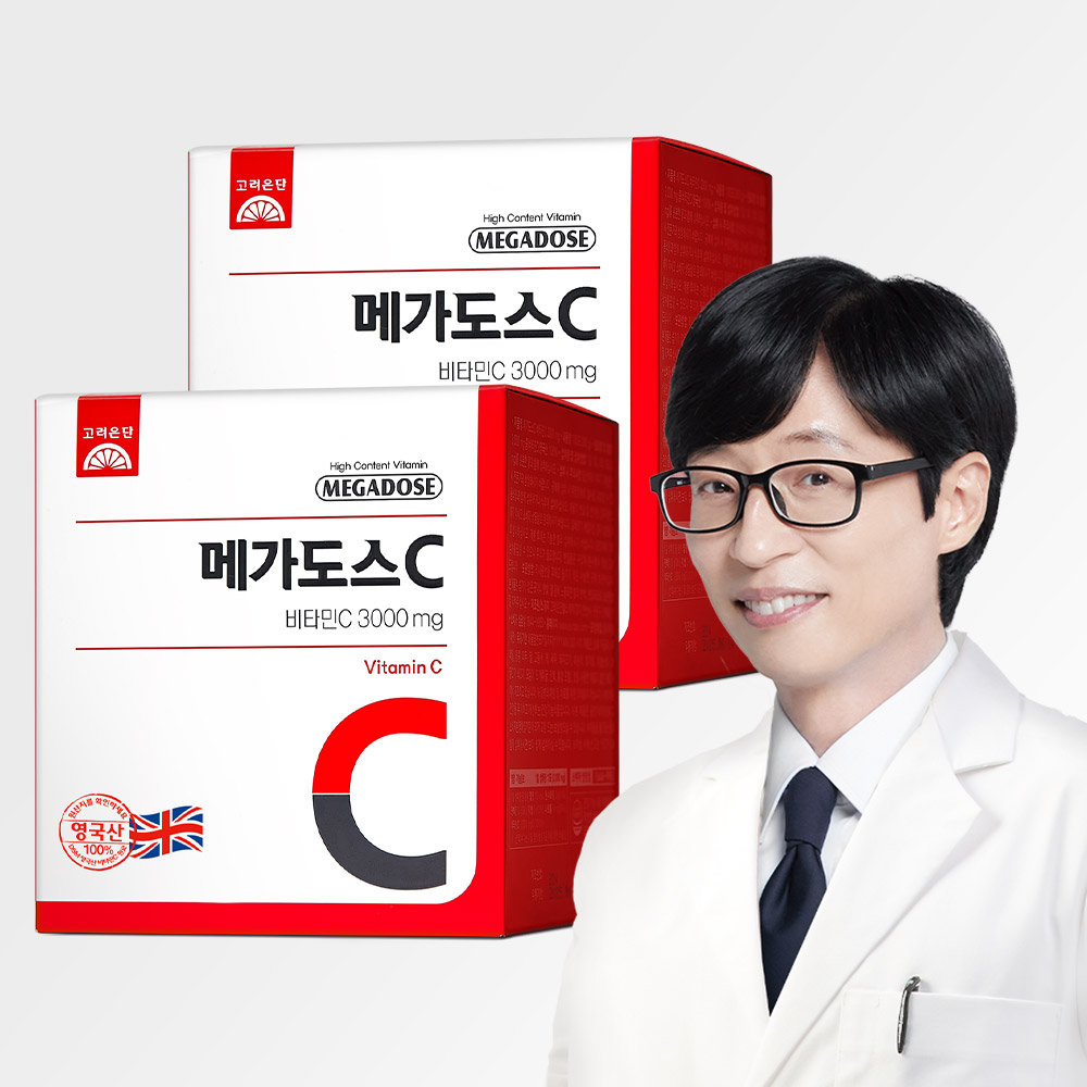 고려은단 메가도스C 비타민C 3000mg X 100포 (300g), 2개