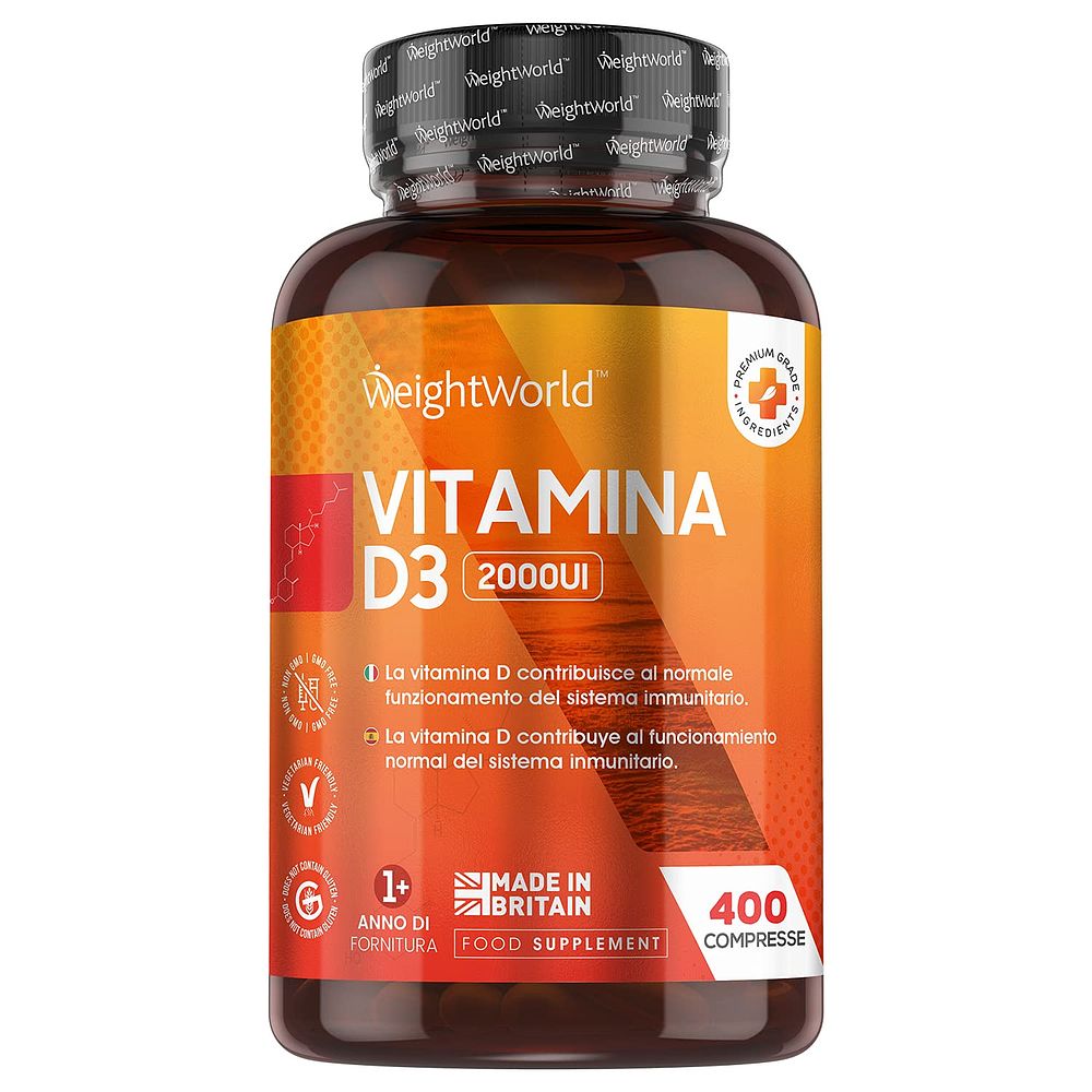WeightWorld <b>웨이트월드 비타민 D</b>3 2000IU 타블렛 400정