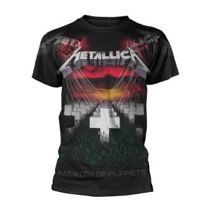 [L,XL,2XL 국내배송] 공식 METALLICA 메탈리카 Puppets Faded All Over 반팔 티셔츠