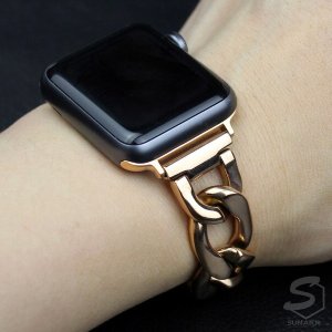 애플워치1 2 3 4 5 6 SE 7 8 9 10 울트라 38 40 41 42 44 45 46 49mm 호환 체인 스테인리스 스트랩