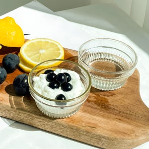 미니 소스볼 유리 소스 그릇 종지 중형 디저트 보울