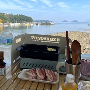 우주캠핑 버너 바람막이 M 윈드브레이커 구이바다 호환