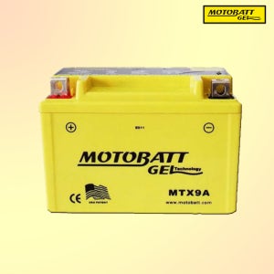 오토바이 모토뱃 배터리 젤타입 킴코 다운타운125 MTX9A 12V 9AH YTX9-BS
