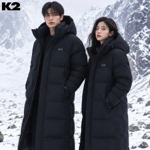 K2 역시즌패딩 롱패딩 보온 덕다운 남녀공용