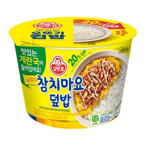 오뚜기 컵밥 참치마요덮밥+즉석 계란국 252g, 1개