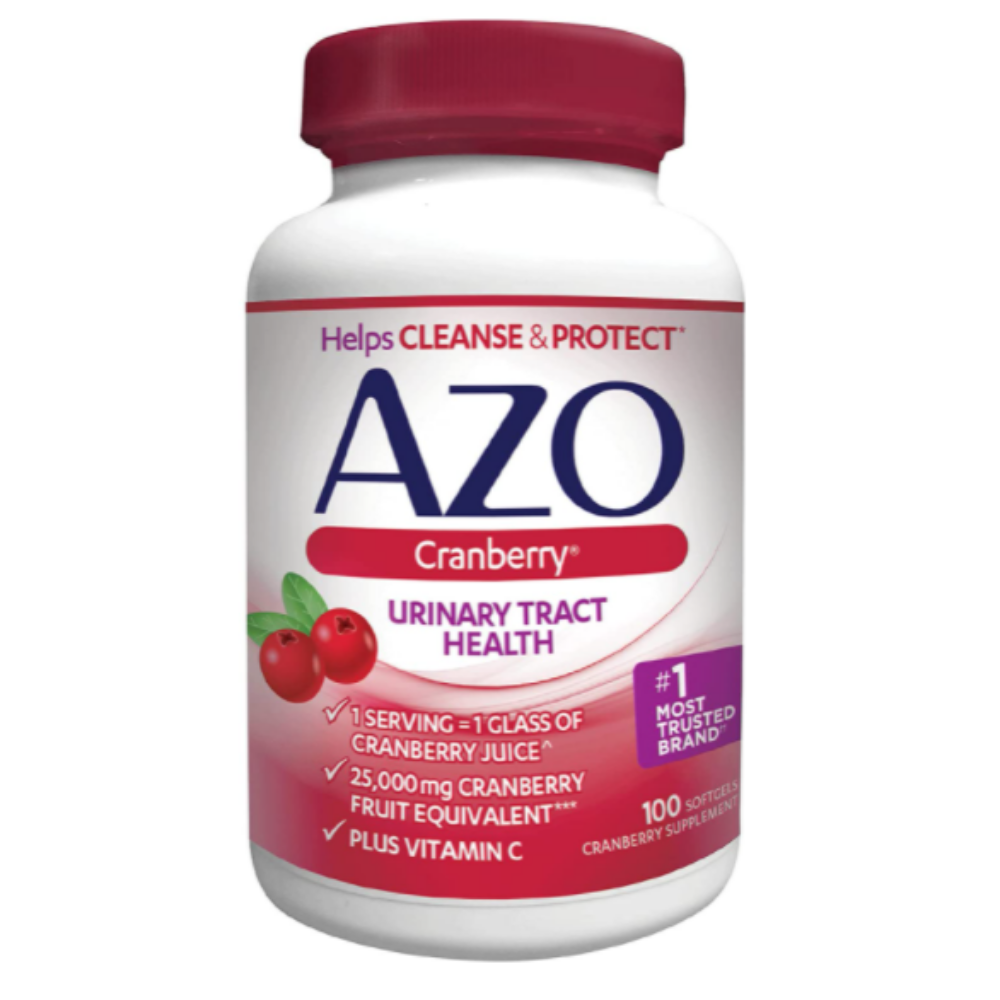 Azo 아조 크랜베리 영양제 추출물 500mg 100캡슐 비타민C