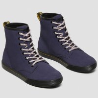 [Dr. Martens] SHERIDAN WOMEN’S SUEDE CASUAL BOOTS BLUE HI SUEDE WP / 26937428