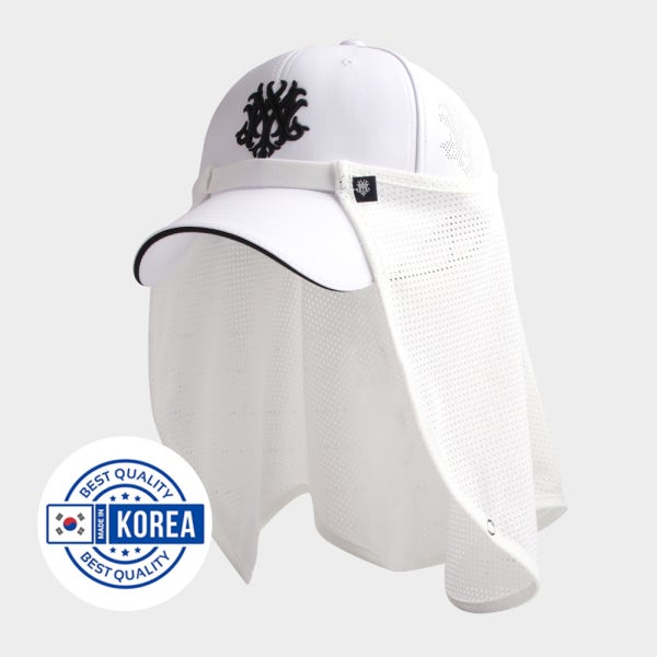 자외선차단 햇빛가리개 모자 캡 선가드 썬가드 햇빛가림 얼굴 뒷목가리는 작업 농사 일 모자