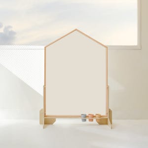 노리터보드 시그니처 양면 유아 자석 칠판 화이트보드 블랙보드 집콕놀이