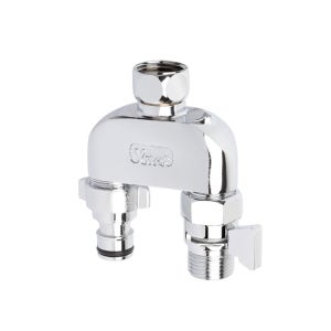 수도분배기 수도꾝지교체 베란다 세탁기호스연결 배관부속 딱이지세탁기 와이드밸브 두갈래아답터