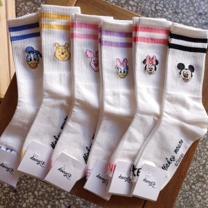 모여라 디즈니 캐릭터 장목 양말 크루 삭스