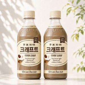 [본사발주] 조지아 - 크래프트 카페라떼 페트 470ml x 24개