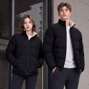 양면후리스 양털패딩자켓 남녀공용 블랙/베이지 UTU WP 41