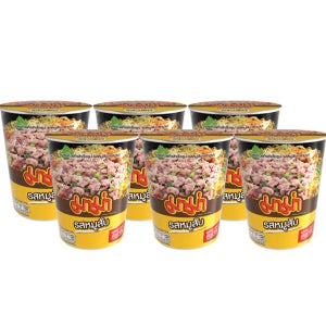 태국 마마 컵라면 진한돼진육수 맛 60g 6개입 MAMA CUP NOODLES