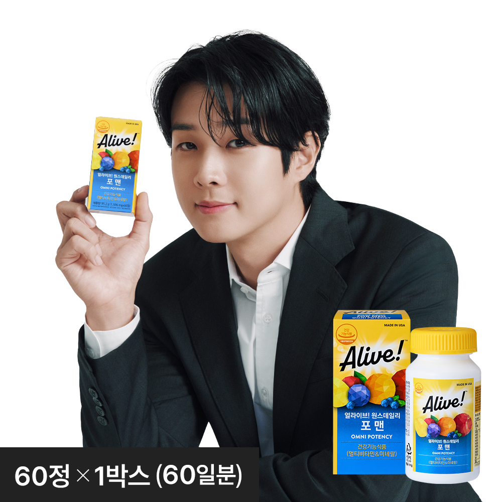 얼라이브 원스데일리 포맨 멀티비타민 60정, 1개