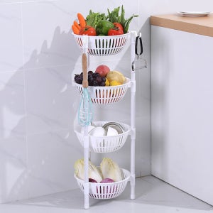 주방 과일 야채 양파망 보관함 바구니 수납장 선반