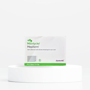 메피폼 5x7.5cm 5매 소형 켈로이드 상처 수술후 흉터관리 갑상선 제왕절개 화상 캘로이드 비대성 오래된흉터 병원용