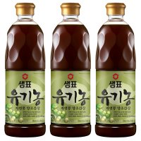 샘표 유기농 자연콩 간장 860ml x 3개입 양조간장 코스트코