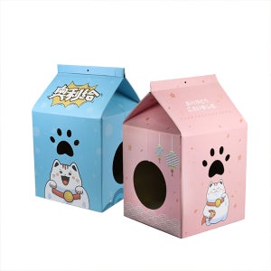 누심비 고양이 스크래쳐 숨숨집 박스 하우스 장난감