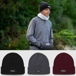 타이틀리스트 남성 커프 니트 비니 골프웨어 투어 모자 겨울 용품