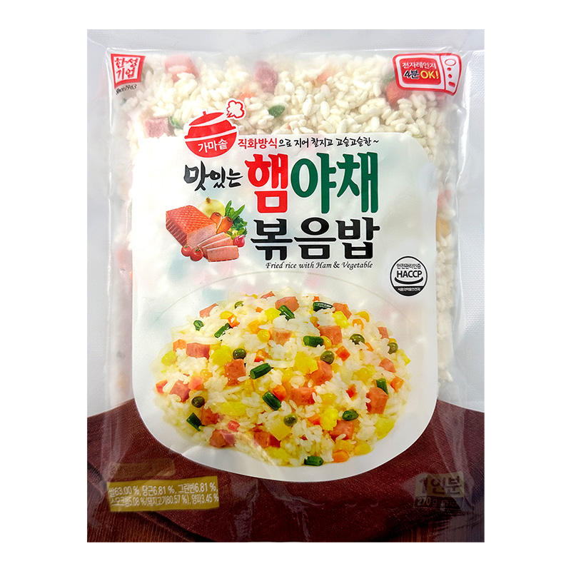 한성기업 맛있는 햄야채 볶음밥